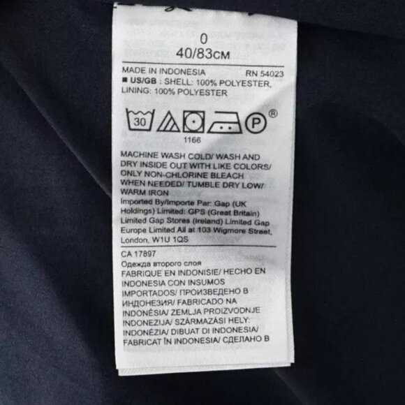 BANANA REPUBLIC Pink Floral Peplum V-Neck Sleeveless Flounce Hem Dress Sz 0 - Picture 6 of 6